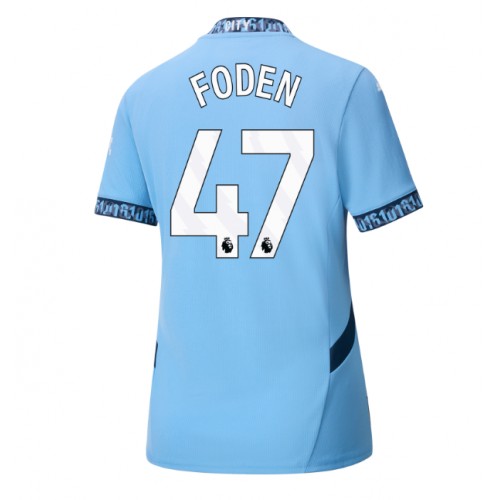 Ženski Nogometni dresi Manchester City Phil Foden #47 Domači 2024-25 Kratek Rokav